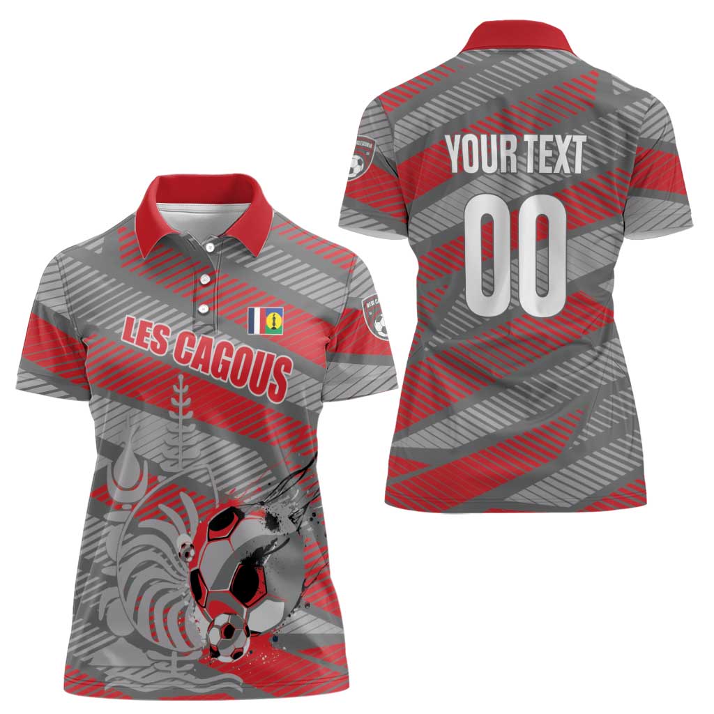 Custom Football 2026 New Caledonia Women Polo Shirt Kagus Come On LT01 - Polynesian Pride