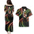 Hawaii Map Kanaka Maoli Couples Matching Puletasi and Hawaiian Shirt Fantastic Frangipani Reggae