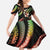 Hawaii Map Kanaka Maoli Family Matching Off Shoulder Maxi Dress and Hawaiian Shirt Fantastic Frangipani Reggae