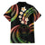 Hawaii Map Kanaka Maoli Family Matching Off Shoulder Maxi Dress and Hawaiian Shirt Fantastic Frangipani Reggae