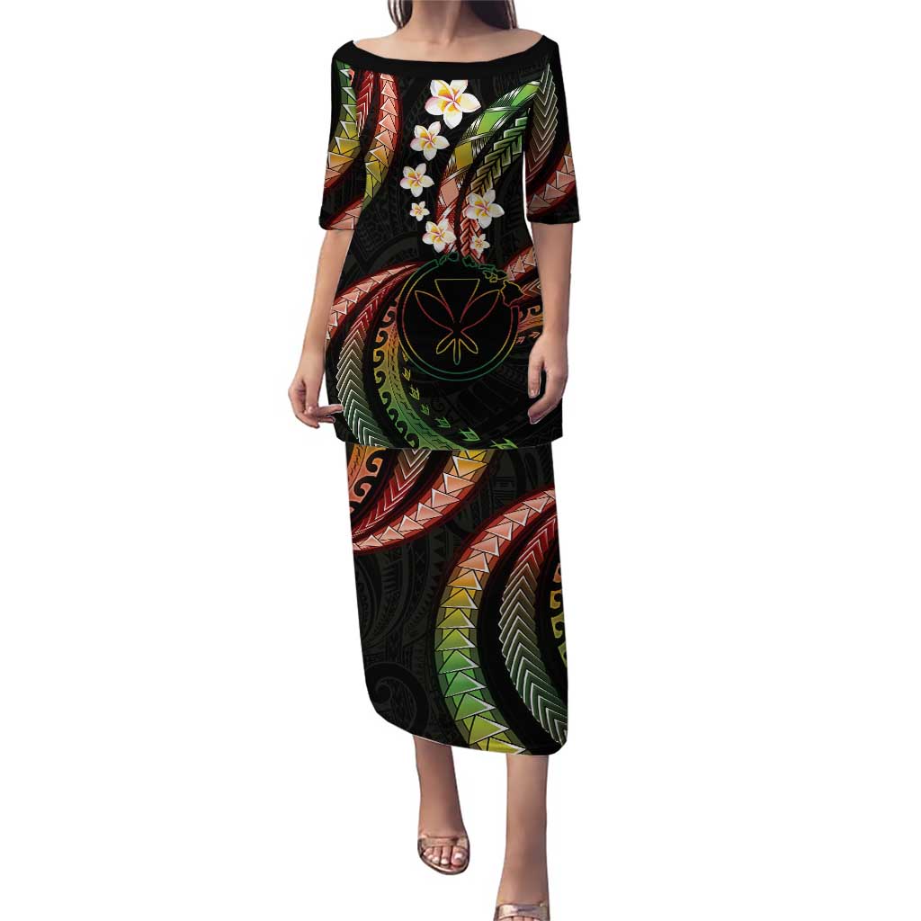 Hawaii Map Kanaka Maoli Puletasi Fantastic Frangipani Reggae