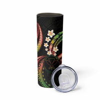 Hawaii Map Kanaka Maoli Skinny Tumbler Fantastic Frangipani Reggae