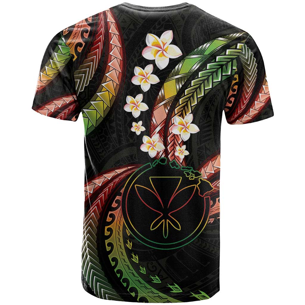 Hawaii Map Kanaka Maoli T Shirt Fantastic Frangipani Reggae