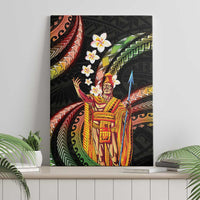 Hawaii King Kamehameha Canvas Wall Art Fantastic Plumeria Reggae