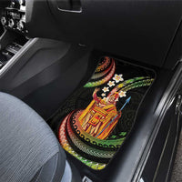 Hawaii King Kamehameha Car Mats Fantastic Plumeria Reggae