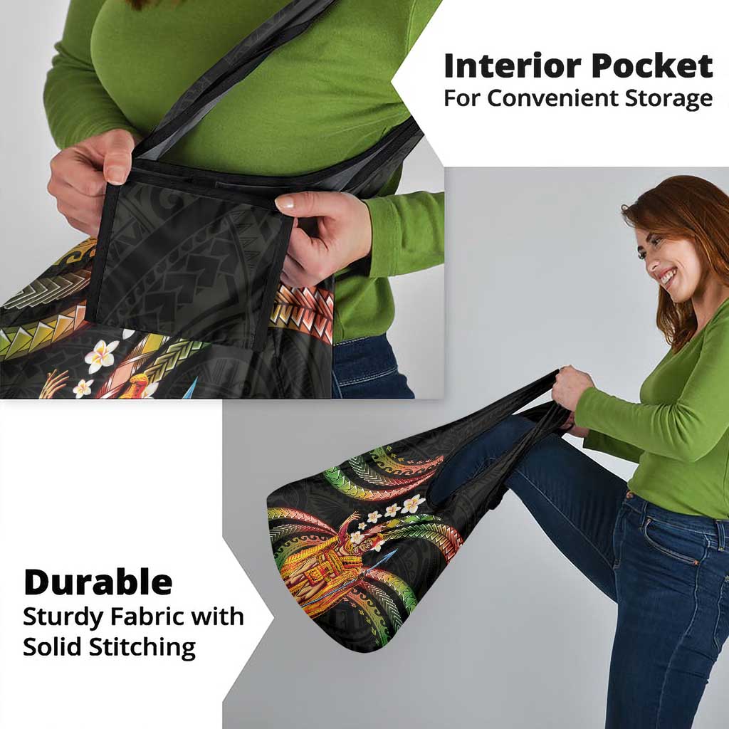 Hawaii King Kamehameha Grocery Bag Fantastic Plumeria Reggae