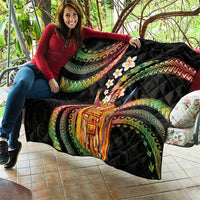 Hawaii King Kamehameha Quilt Fantastic Plumeria Reggae