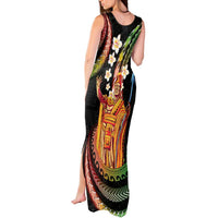 Hawaii King Kamehameha Tank Maxi Dress Fantastic Plumeria Reggae