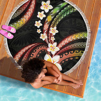 Hawaii Plumeria Reggae Beach Blanket Polynesian Pattern LT01 - Polynesian Pride