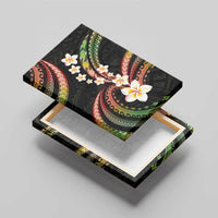 Hawaii Plumeria Reggae Canvas Wall Art Polynesian Pattern LT01 - Polynesian Pride