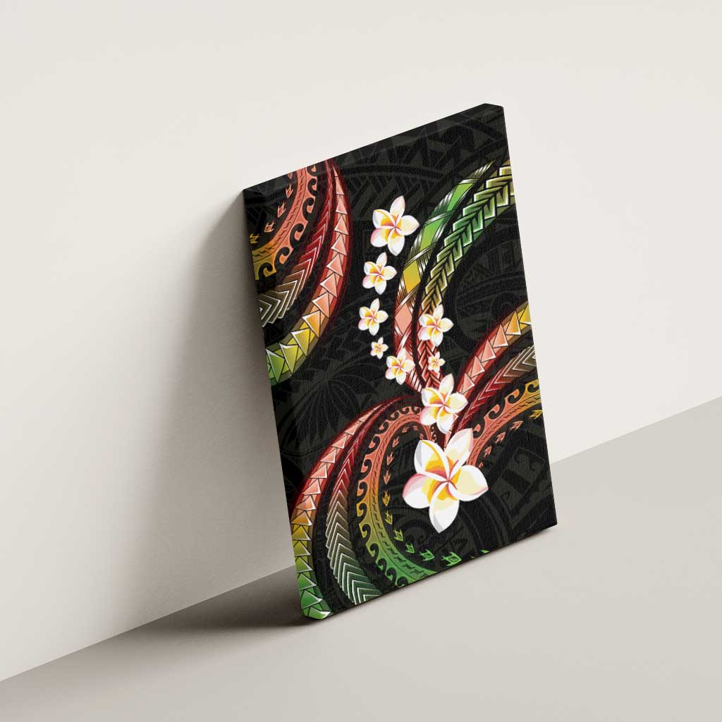 Hawaii Plumeria Reggae Canvas Wall Art Polynesian Pattern LT01 - Polynesian Pride