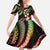 Hawaii Plumeria Reggae Family Matching Off The Shoulder Long Sleeve Dress and Hawaiian Shirt Polynesian Pattern