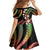 Hawaii Plumeria Reggae Family Matching Off Shoulder Maxi Dress and Hawaiian Shirt Polynesian Pattern