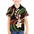 Hawaii Plumeria Reggae Family Matching Off Shoulder Maxi Dress and Hawaiian Shirt Polynesian Pattern