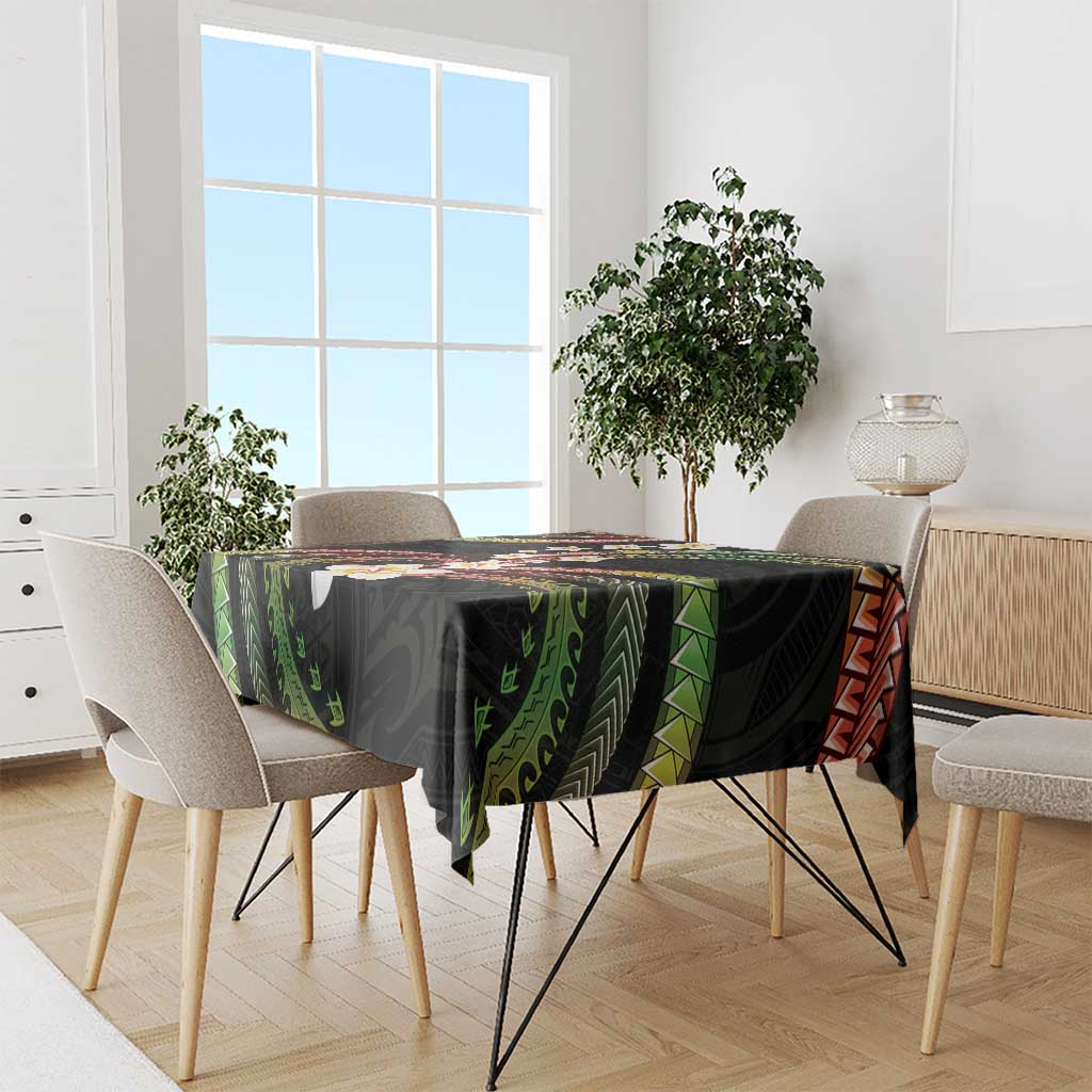 Hawaii Plumeria Reggae Tablecloth Polynesian Pattern LT01 - Polynesian Pride