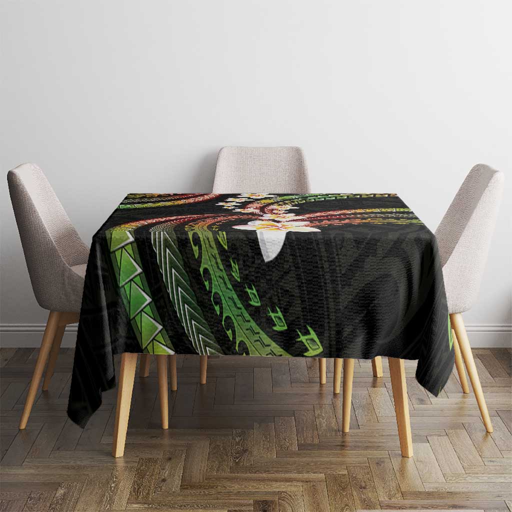 Hawaii Plumeria Reggae Tablecloth Polynesian Pattern LT01 - Polynesian Pride