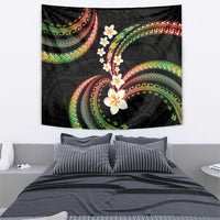 Hawaii Plumeria Reggae Tapestry Polynesian Pattern