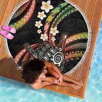 Hawaii Shaka Sign Beach Blanket Fantastic Frangipani Reggae LT01 - Polynesian Pride