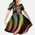 Hawaii Shaka Sign Family Matching Off The Shoulder Long Sleeve Dress and Hawaiian Shirt Fantastic Frangipani Reggae