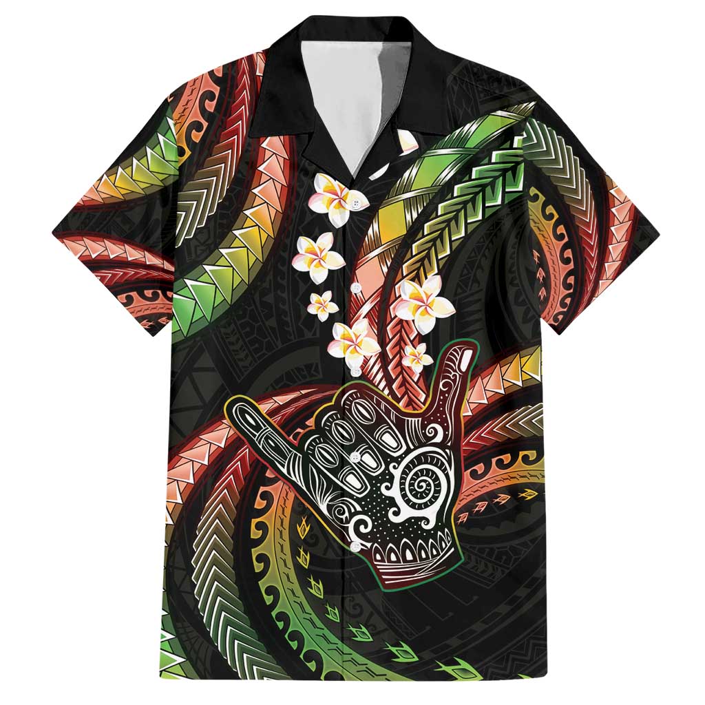 Hawaii Shaka Sign Hawaiian Shirt Fantastic Frangipani Reggae LT01 Reggae - Polynesian Pride