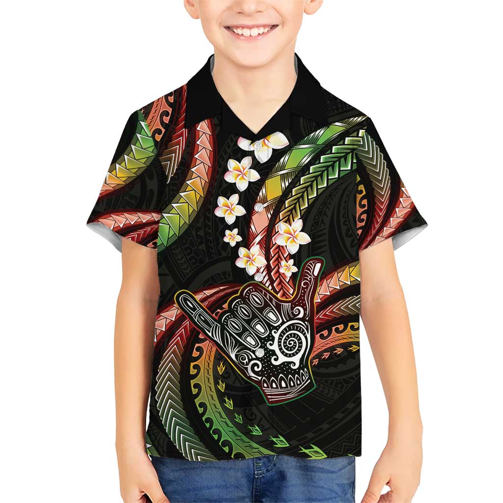 Hawaii Shaka Sign Hawaiian Shirt Fantastic Frangipani Reggae LT01 - Polynesian Pride