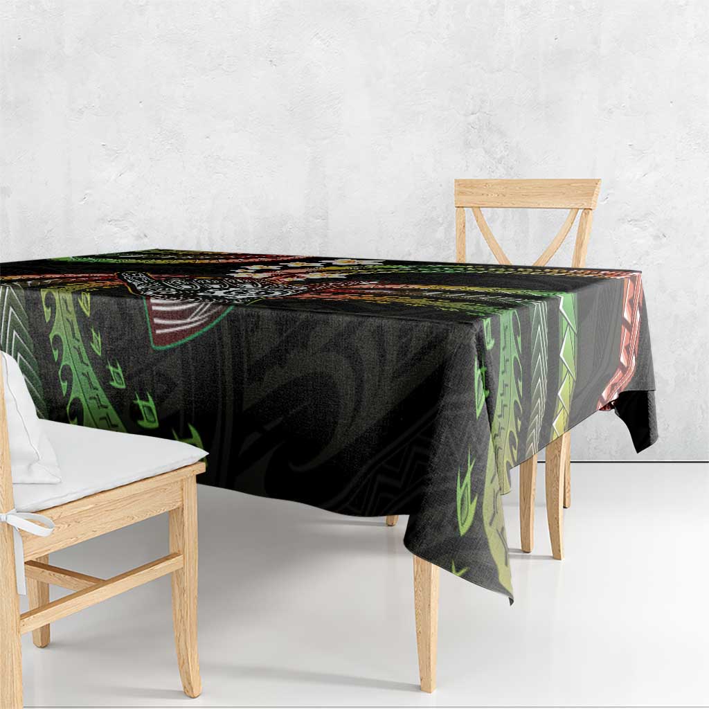 Hawaii Shaka Sign Tablecloth Fantastic Frangipani Reggae LT01 - Polynesian Pride