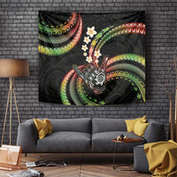 Hawaii Shaka Sign Tapestry Fantastic Frangipani Reggae
