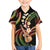 Hawaiian Ukulele Family Matching Off The Shoulder Long Sleeve Dress and Hawaiian Shirt Jawaiian Fantastic Plumeria