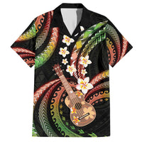 Hawaiian Ukulele Hawaiian Shirt Jawaiian Fantastic Plumeria