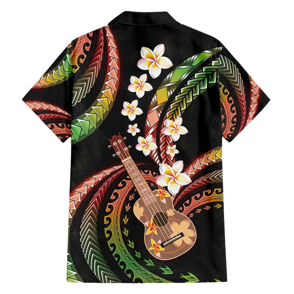 Hawaiian Ukulele Hawaiian Shirt Jawaiian Fantastic Plumeria