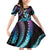 Hawaii King Kamehameha Family Matching Off Shoulder Short Dress and Hawaiian Shirt Fantastic Plumeria Amethyst Gradient