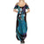 Hawaii King Kamehameha Summer Maxi Dress Fantastic Plumeria Amethyst Gradient
