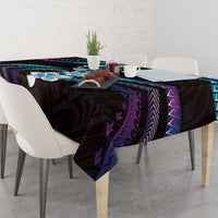Hawaii Plumeria Tablecloth Amethyst Gradient Polynesian Pattern LT01 - Polynesian Pride