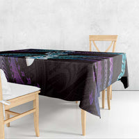 Hawaii Plumeria Tablecloth Amethyst Gradient Polynesian Pattern LT01 - Polynesian Pride