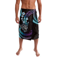 Hawaii Shaka Sign Lavalava Fantastic Frangipani Amethyst Gradient