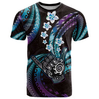 Hawaii Shaka Sign T Shirt Fantastic Frangipani Amethyst Gradient
