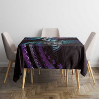Hawaii Shaka Sign Tablecloth Fantastic Frangipani Amethyst Gradient LT01 - Polynesian Pride