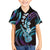 Hawaiian Ukulele Family Matching Puletasi and Hawaiian Shirt Amethyst Gradient Fantastic Plumeria