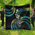 Hawaii Shaka Sign Quilt Fantastic Frangipani Chartreuse Cyan