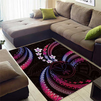 Hawaii Map Kanaka Maoli Area Rug Fantastic Frangipani Sweet Dream
