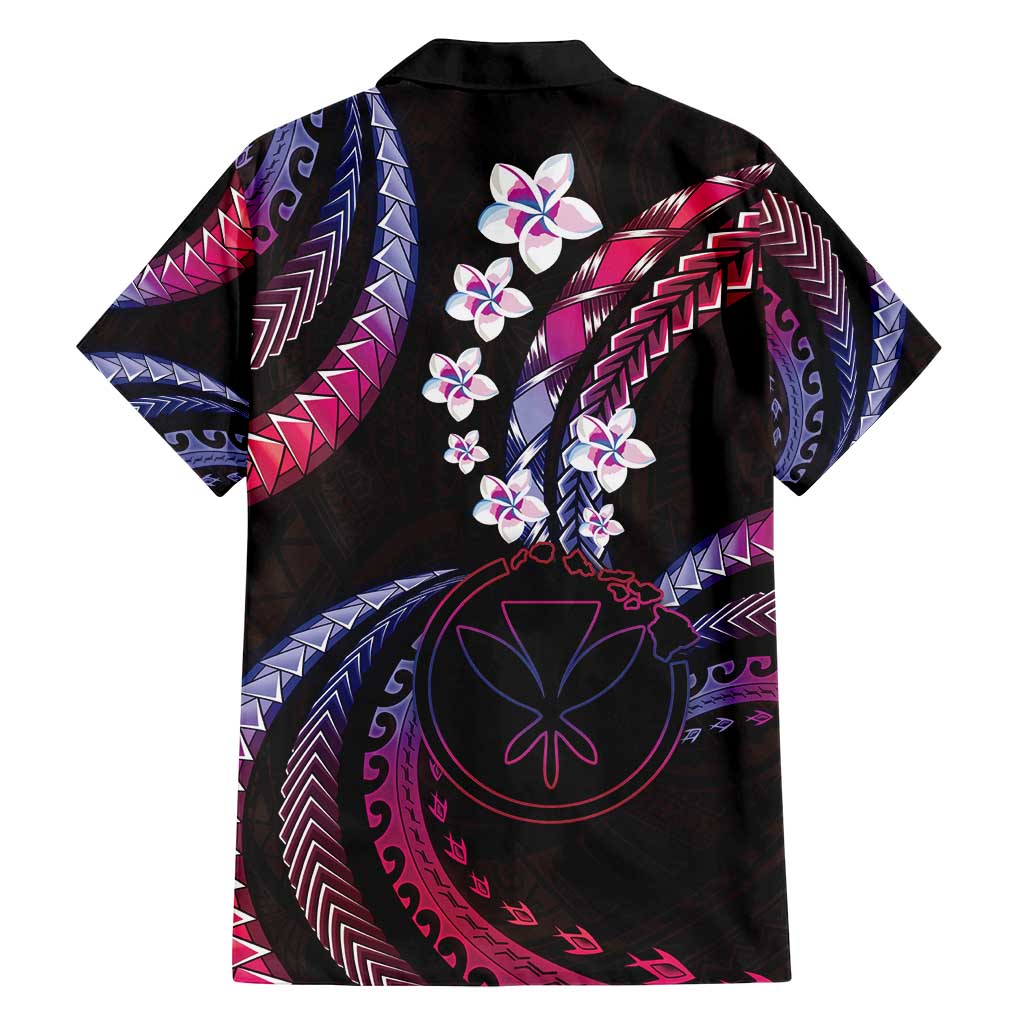 Hawaii Map Kanaka Maoli Family Matching Off Shoulder Maxi Dress and Hawaiian Shirt Fantastic Frangipani Sweet Dream