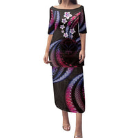 Hawaii Map Kanaka Maoli Family Matching Puletasi and Hawaiian Shirt Fantastic Frangipani Sweet Dream