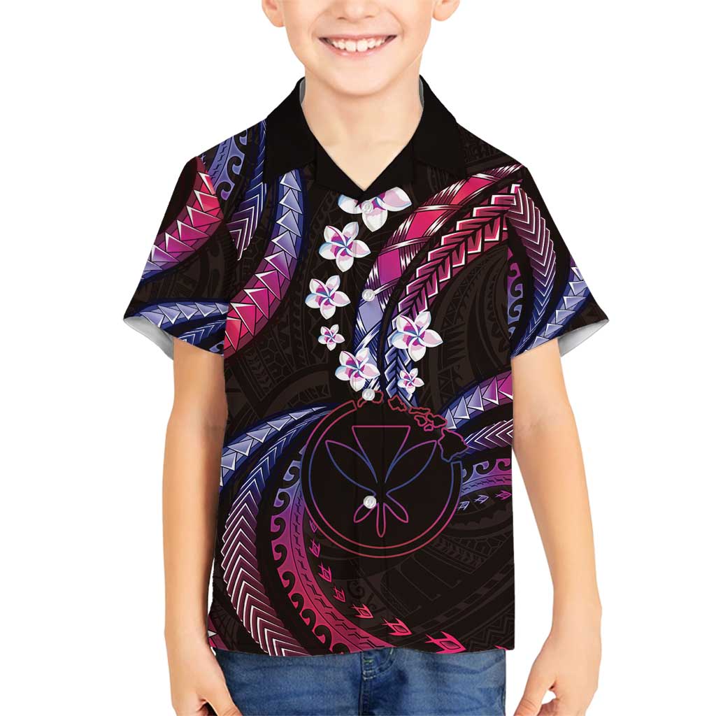 Hawaii Map Kanaka Maoli Family Matching Puletasi and Hawaiian Shirt Fantastic Frangipani Sweet Dream