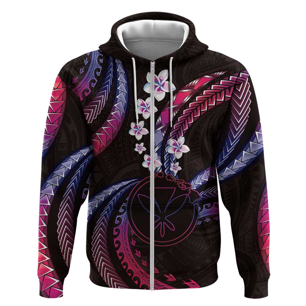 Hawaii Map Kanaka Maoli Hoodie Fantastic Frangipani Sweet Dream