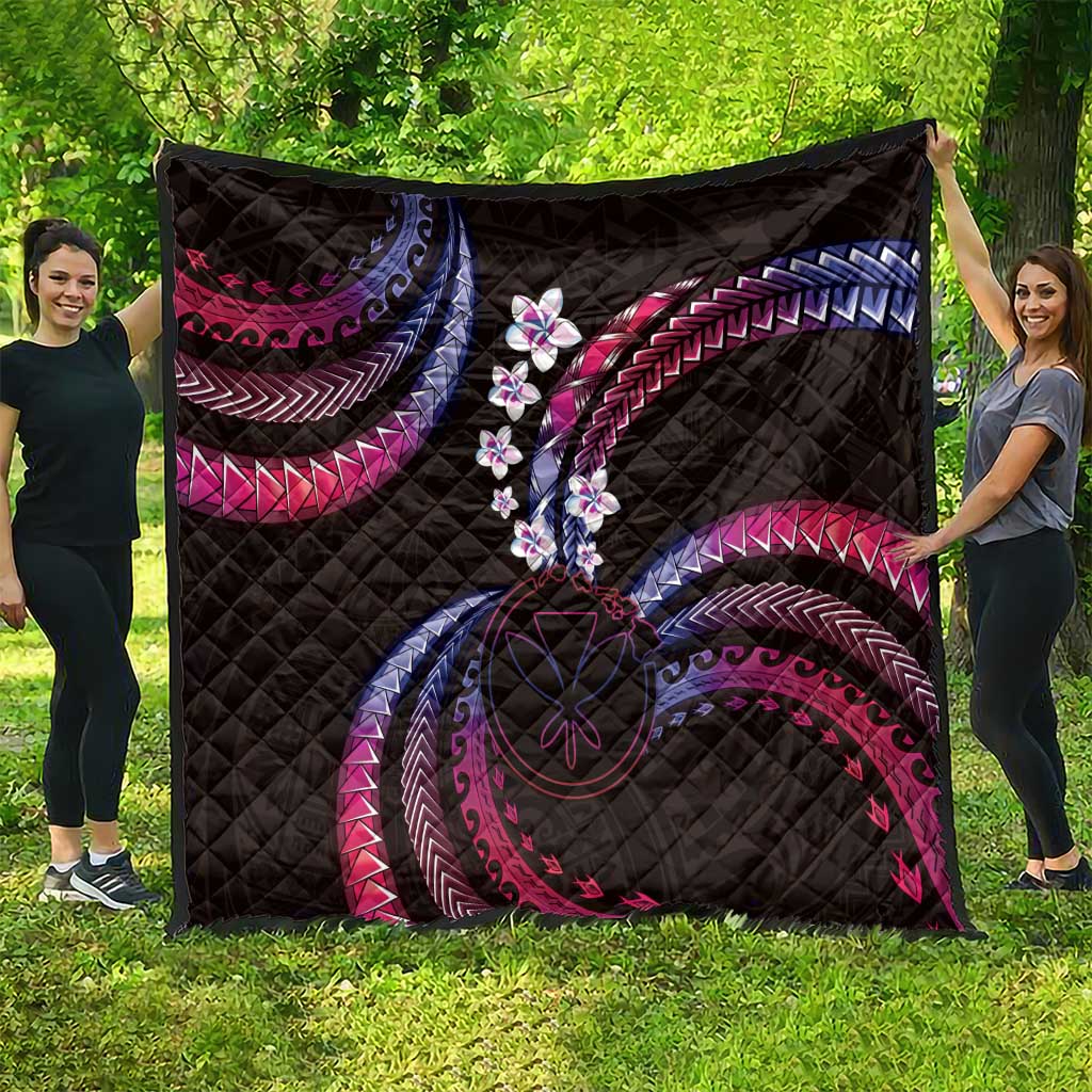 Hawaii Map Kanaka Maoli Quilt Fantastic Frangipani Sweet Dream