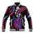 Hawaii King Kamehameha Baseball Jacket Fantastic Plumeria Sweet Vibes