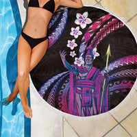 Hawaii King Kamehameha Beach Blanket Fantastic Plumeria Sweet Vibes