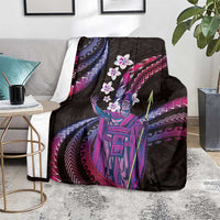 Hawaii King Kamehameha Blanket Fantastic Plumeria Sweet Vibes