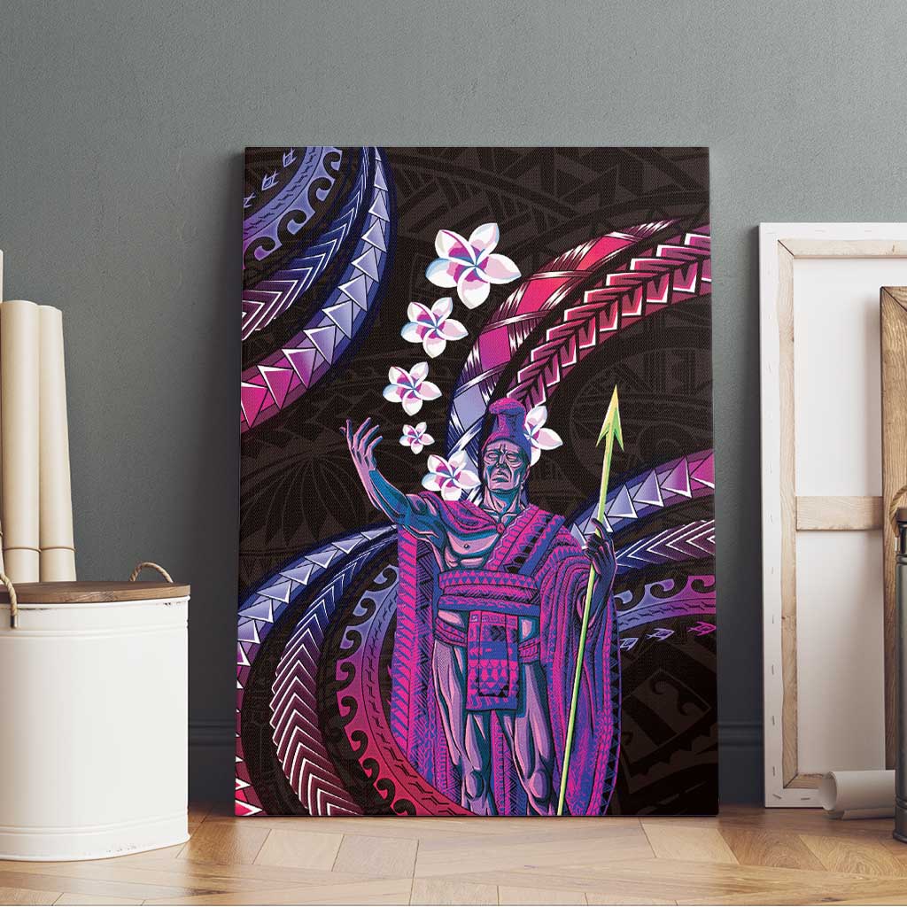 Hawaii King Kamehameha Canvas Wall Art Fantastic Plumeria Sweet Vibes