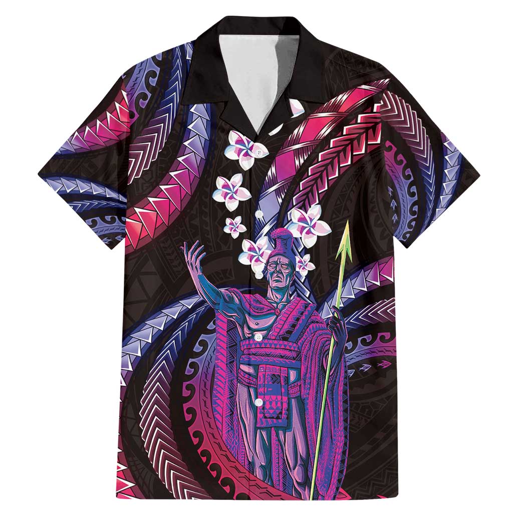 Hawaii King Kamehameha Family Matching Mermaid Dress and Hawaiian Shirt Fantastic Plumeria Sweet Vibes